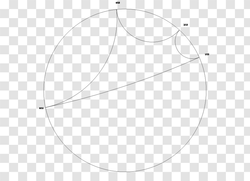 Circle White Angle - Line Art Transparent PNG
