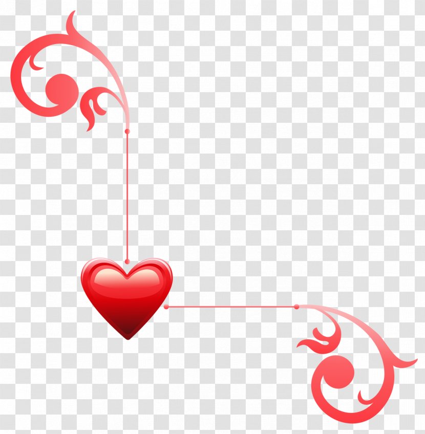 Valentine's Day Heart - Silhouette - Decorations Transparent PNG