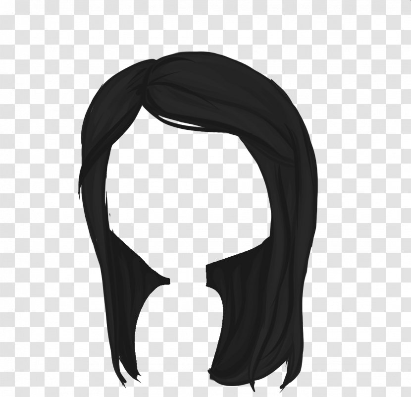 Hairstyle Black Hair Odnoklassniki Game - Headgear Transparent PNG