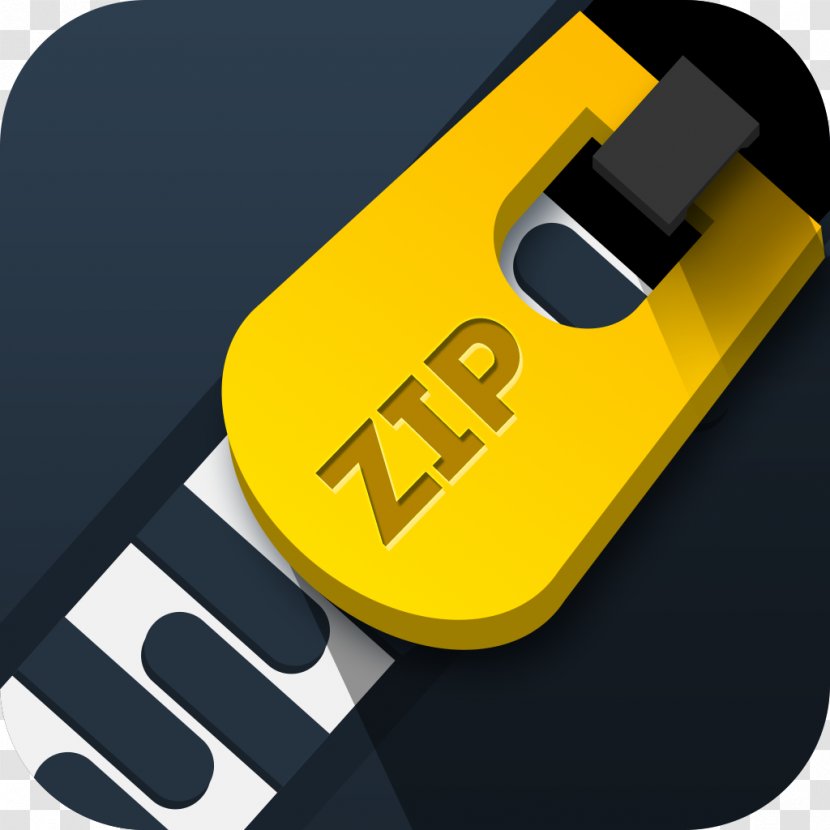 .ipa Unrar Archive File Download - Yellow - Ai.zip Transparent PNG