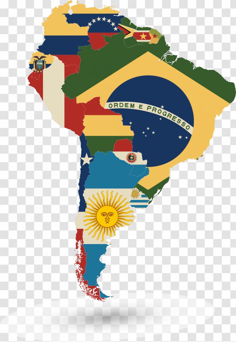 Flags Of South America Map Flag Brazil Transparent PNG