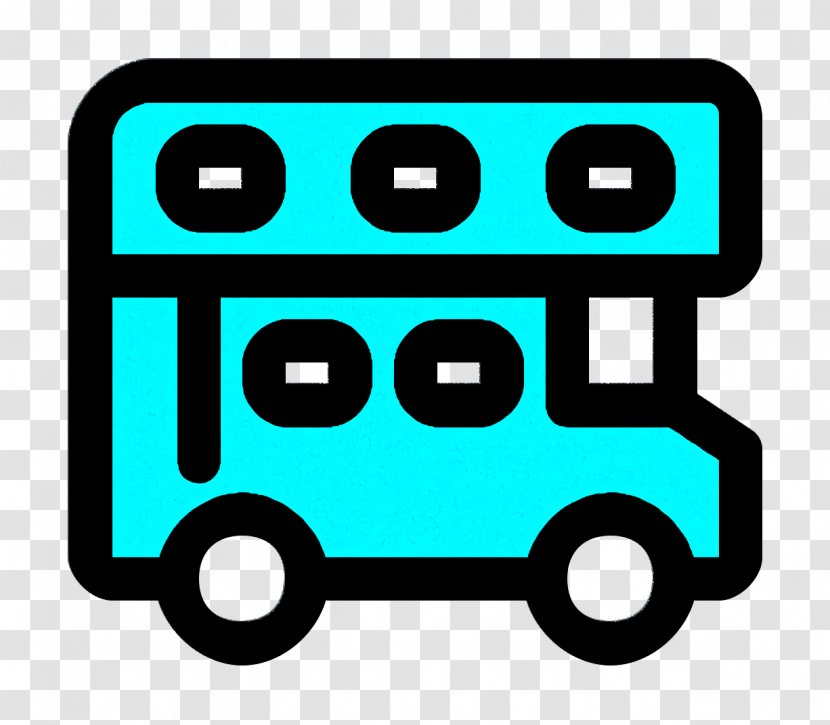 Bus Icon - Design - Vehicle Turquoise Transparent PNG
