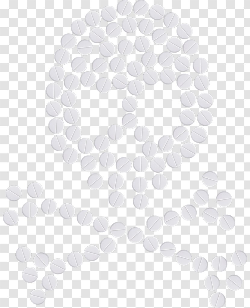 White Circle Point Transparent PNG