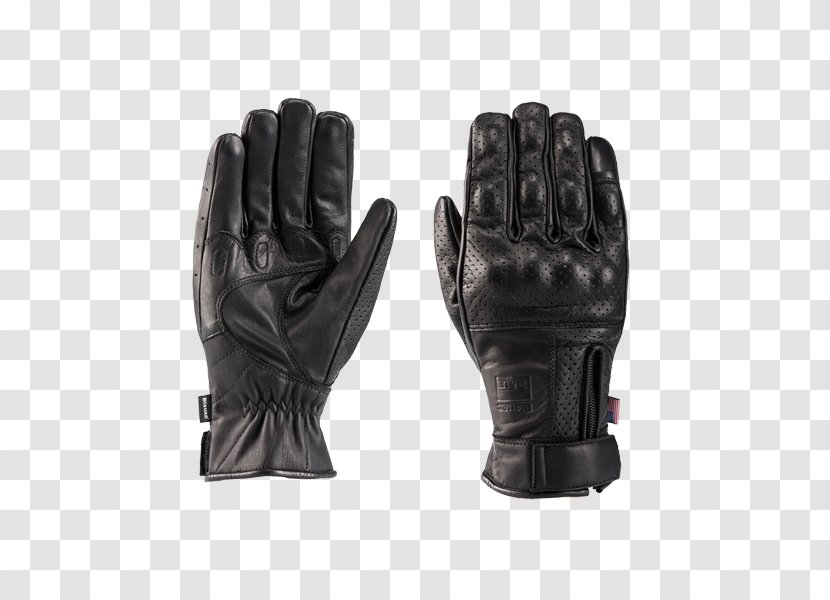 Glove Motorcycle Personal Protective Equipment Café Racer Leather - Velcro Transparent PNG