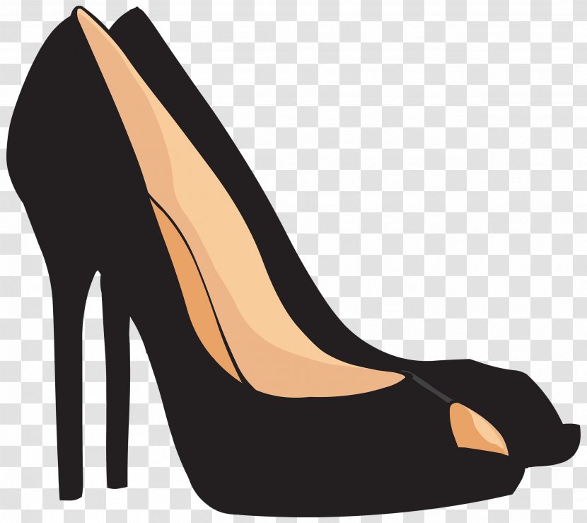 High-heeled Footwear Kitten Heel Shoe Clip Art - Heart - Sandals Transparent PNG