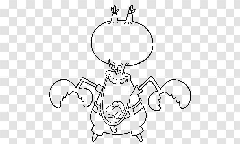 /m/02csf Clip Art Mammal Product Design Drawing - Flower - Mr Krabs Transparent PNG