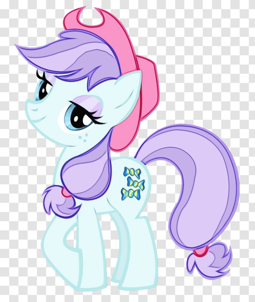 Horse Pony Cartoon Mane Fictional Character - Violet - Animal Figure Livestock Transparent PNG