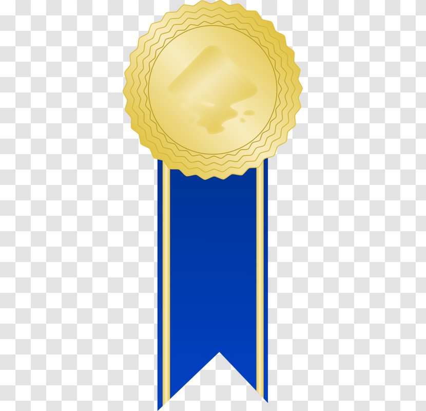 Blue Ribbon Clip Art Award - Rosette Transparent PNG