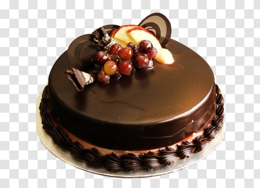 Chocolate Truffle Cake Cream Black Forest Gateau - Kuchen Transparent PNG