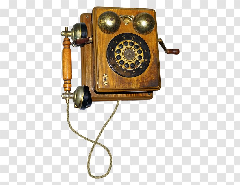 Telephone Booth Handset Invention Rotary Dial - Technology - Old Phones Transparent PNG