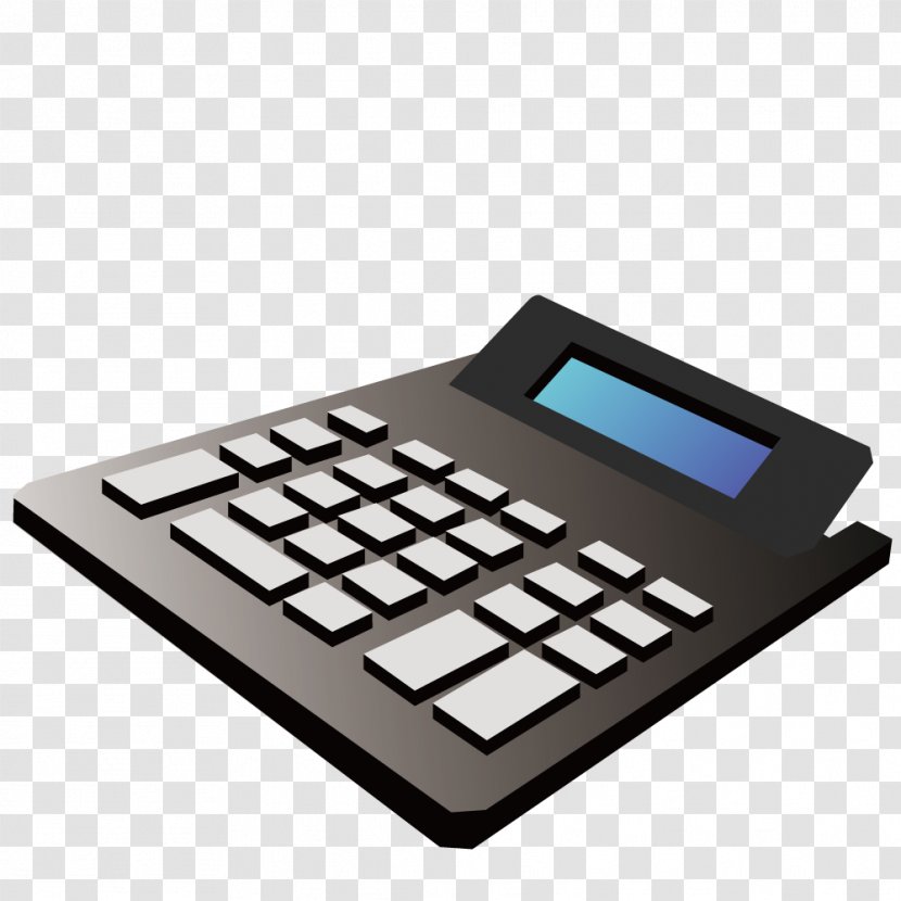 Calculator Cisco Catalyst Numerical Digit Software - Hand-painted Vintage Telephone Transparent PNG