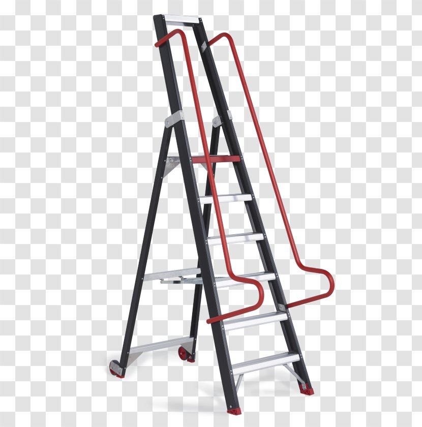 Ladder Stairs Altrex Keukentrap Wood - Escabeau Transparent PNG