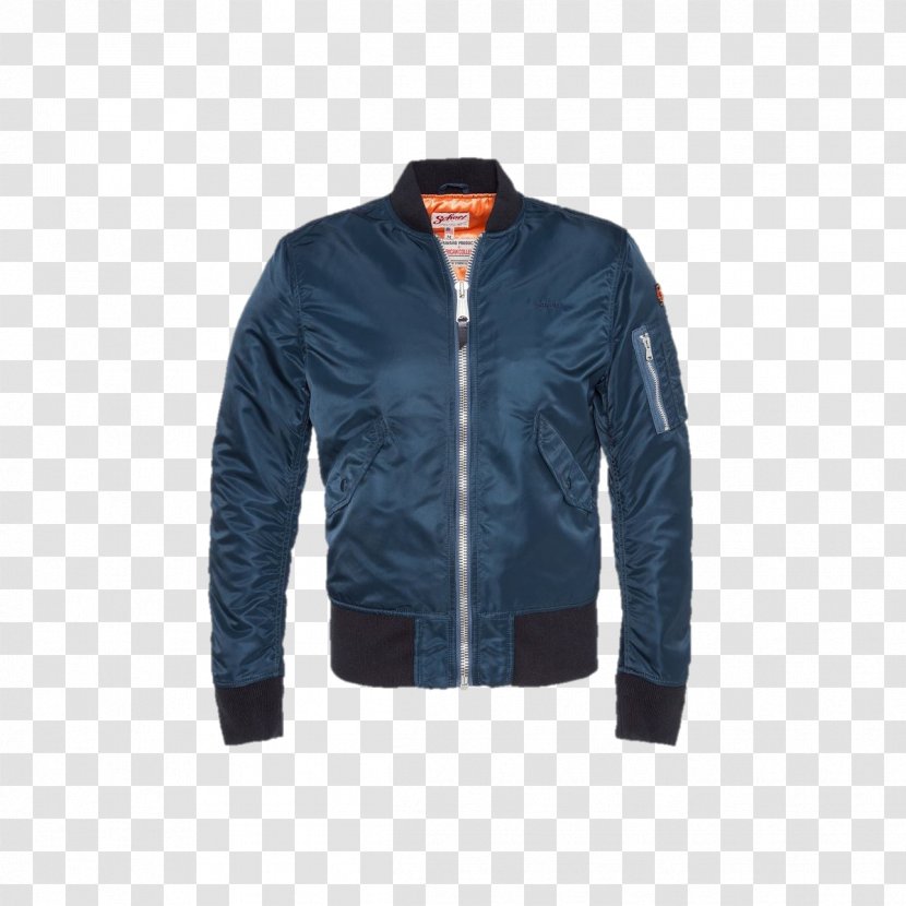 Flight Jacket Schott NYC Clothing Leather - Blue - Ac Naval Aviation Wings Transparent PNG
