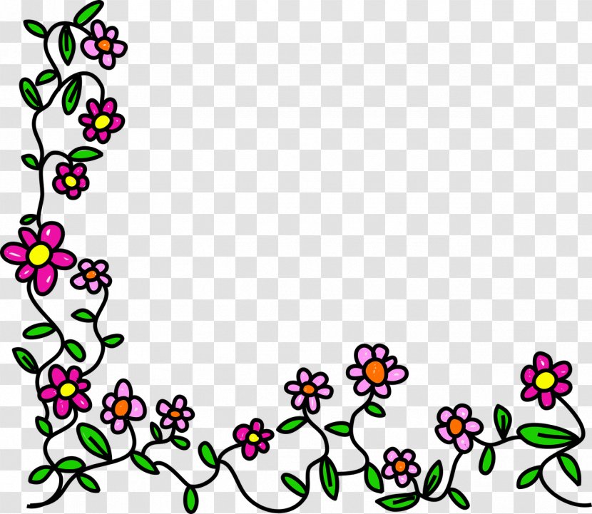 YouTube Drawing - Flowering Plant - Floral Frame Transparent PNG