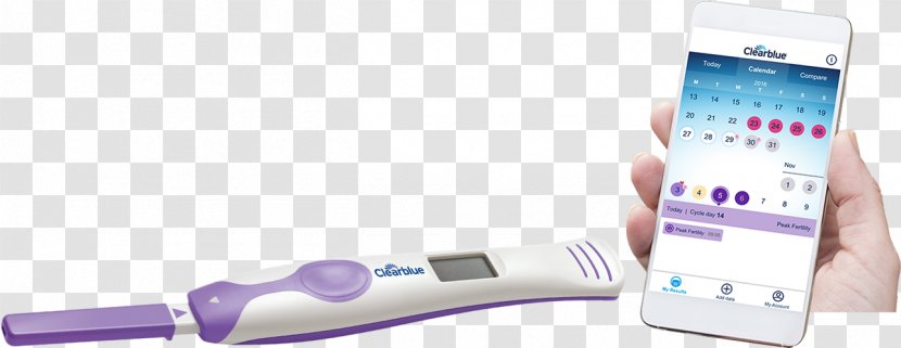 Clearblue Fertility Monitor Digital Ovulation Test With Dual Hormone Indicator Hedelmällisyystietokone - Watercolor - Plus Pregnancy Transparent PNG