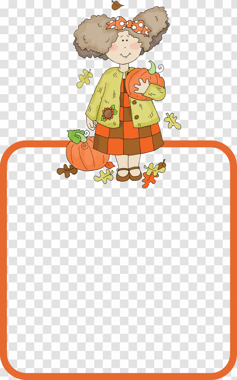 Thanksgiving Frame Fall Frame Autumn Frame Transparent PNG