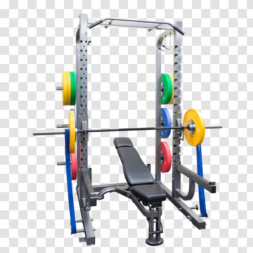 Fitness Centre Bench Power Rack Weight Training Barbell - Weights Transparent PNG
