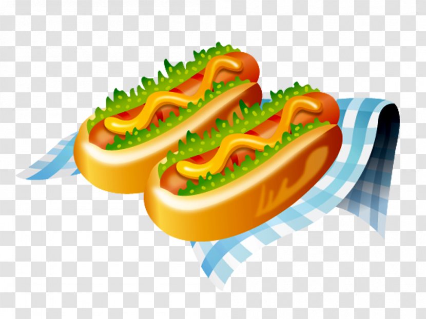 Hot Dog Fast Food Hamburger Junk - Dish - Dogs Transparent PNG