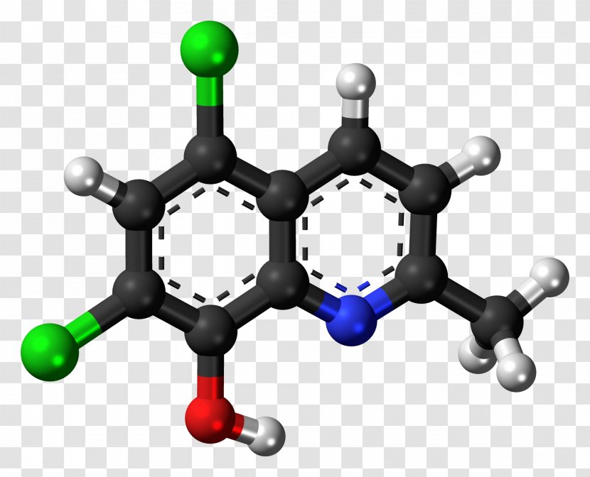 Ball-and-stick Model Xylene Molecule 8-Hydroxyquinoline Skeletal Formula - Flower - Watercolor Transparent PNG