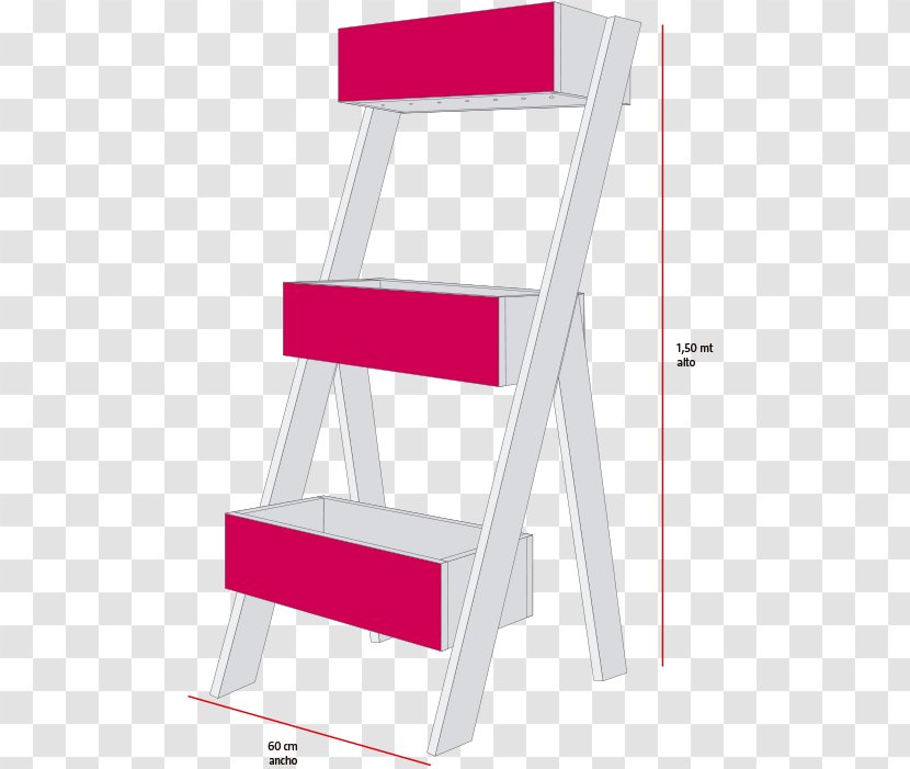 Chair Line Pink M - Mount Transparent PNG