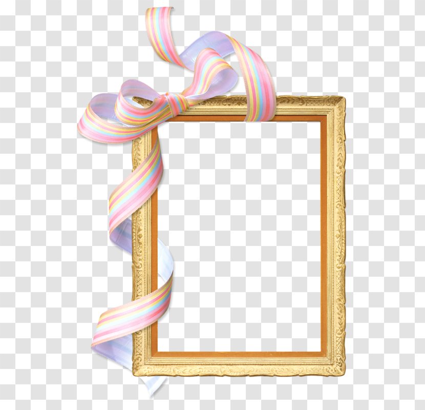 Picture Frame Gold - Rectangle Transparent PNG