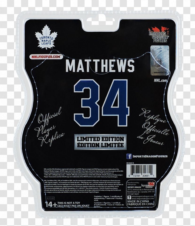 Toronto Maple Leafs 2016–17 NHL Season Edmonton Oilers National Hockey League All-Star Game Centennial Classic - Auston Matthews Transparent PNG