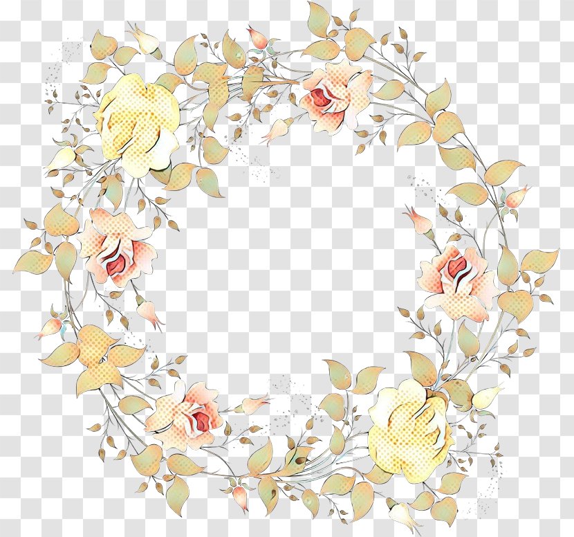 Watercolor Wreath Flower - Plant - Interior Design Heart Transparent PNG