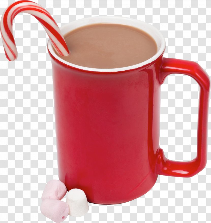 Hot Chocolate Milk Candy Cane Cocoa Solids World Day - Theobroma Cacao - A Cup Of Coffee Transparent PNG