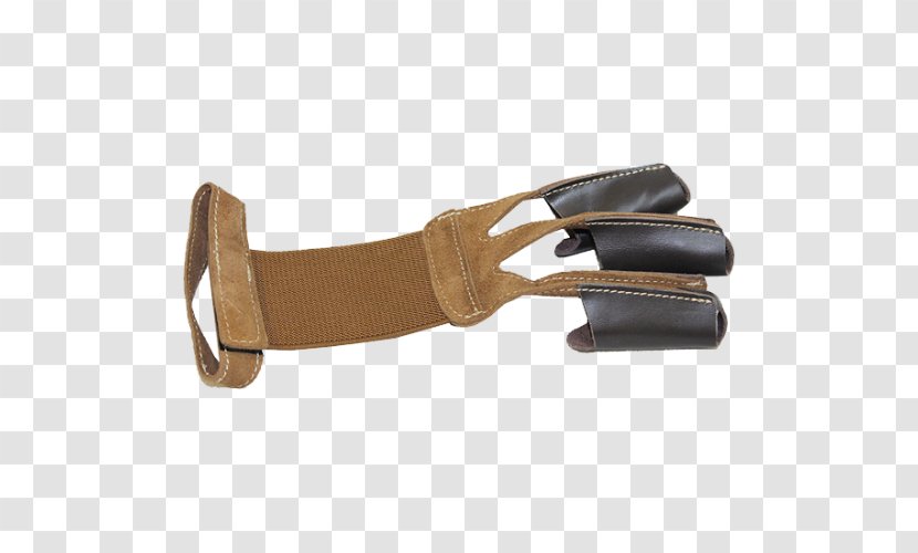 Glove Belt Leather Finger Tab Archery - Bow Holder Transparent PNG