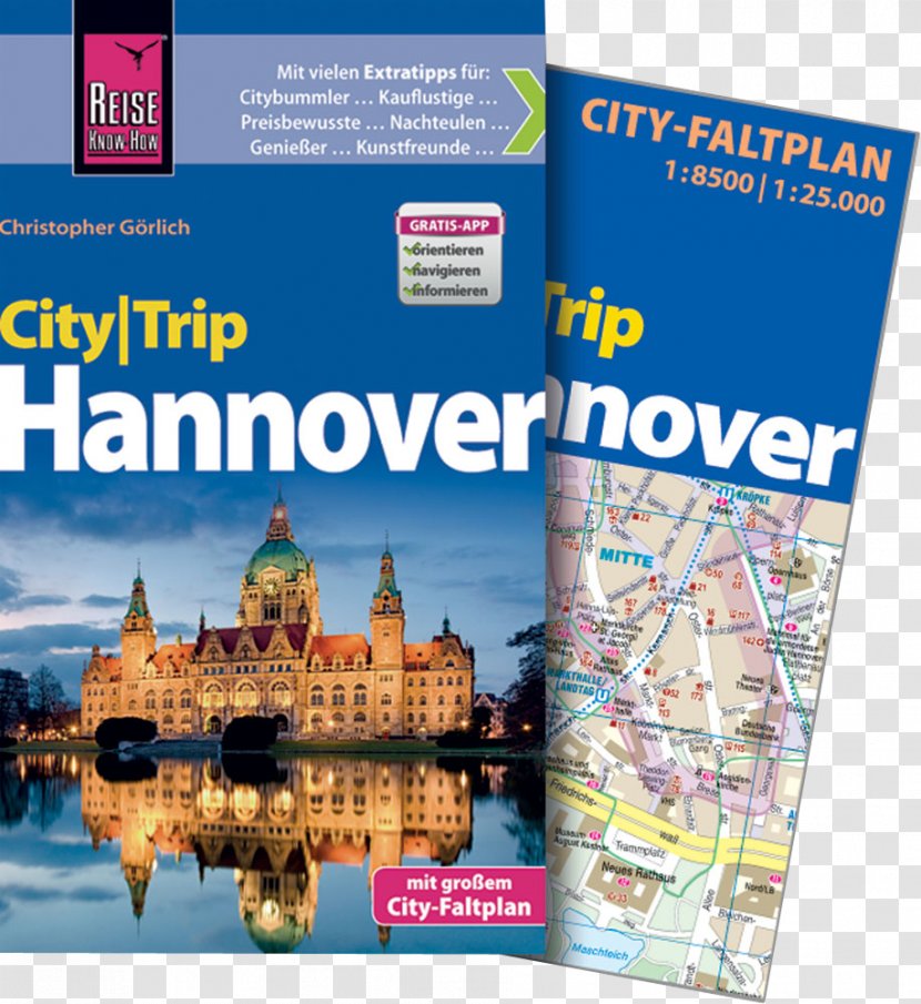 Reise Know-How CityTrip Hannover Hanover Travel Guidebook - Display Advertising Transparent PNG