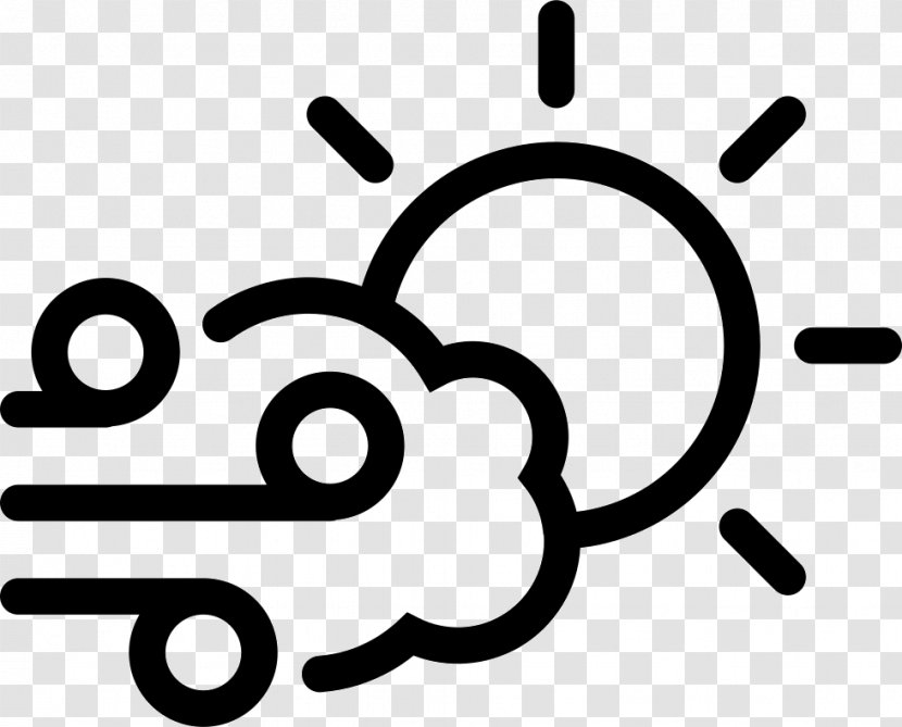 Rain Cloud - Blackandwhite - Logo Transparent PNG