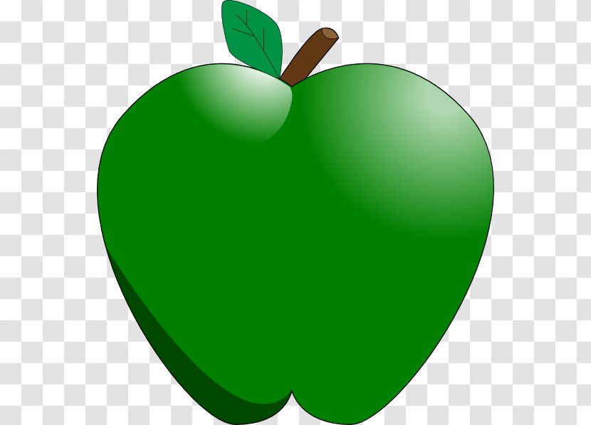 Apple Cartoon Clip Art - Grass - GREEN APPLE Transparent PNG