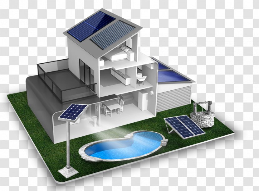 Solar Energy Renewable Calentador Electrical - House Transparent PNG