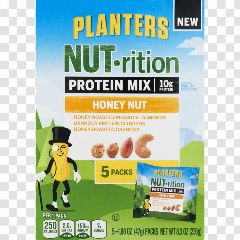 Honey Nut Cheerios Mixed Nuts Planters Trail Mix - Chocolate Transparent PNG