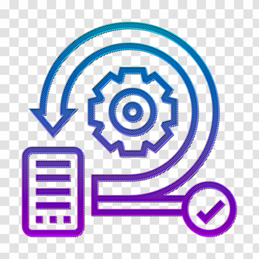 Scrum Process Icon Scrum Icon Iteration Icon Transparent PNG