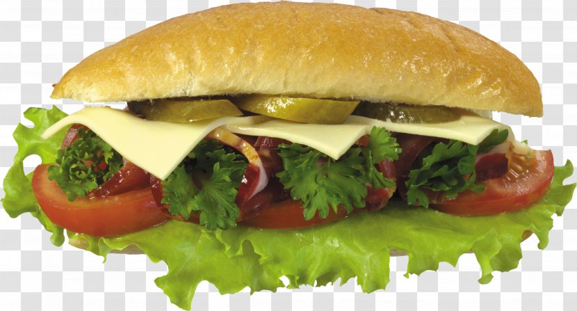 Hamburger Butterbrot Vegetable Sandwich - Hot Dog - Hamburger, Burger Image Transparent PNG