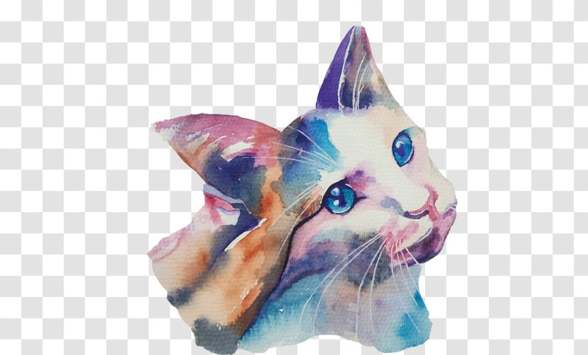 Whiskers Tabby Cat Kitten Domestic Short-haired - Carnivoran - Free Hand Drawing Avatar Pull Material Transparent PNG