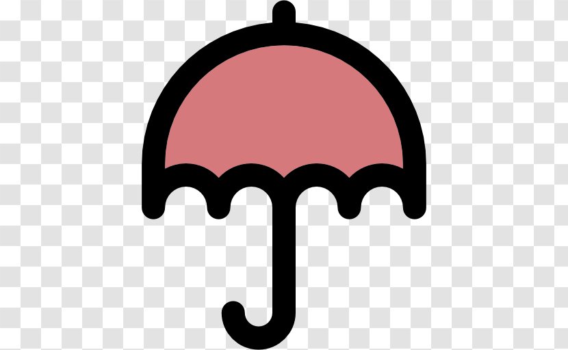 Umbrella Rain Icon - Software - Pink Transparent PNG