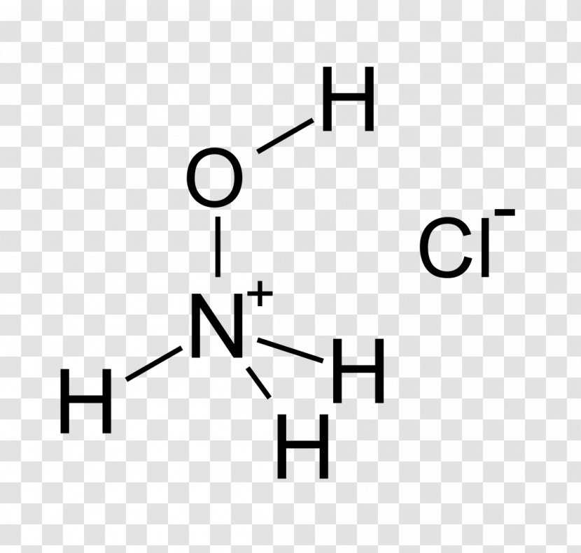 Wikipedia Chemical Compound Silver Nitrate Hydroxylammonium Chloride - Black - Dot Formula Transparent PNG