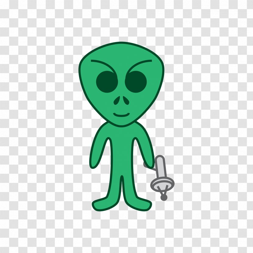 Alien Cartoon Extraterrestrial Life Clip Art Transparent PNG
