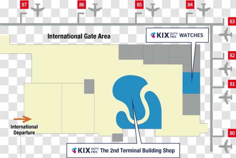 Kansai International Airport Duty Free Shop Terminal Shopping - Travel - Lotte Transparent PNG