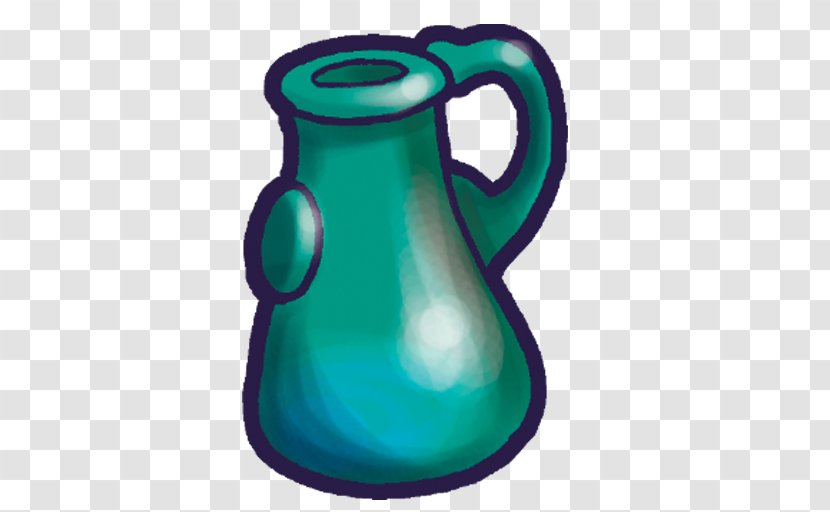 Turquoise Teal Kettle - Flask Transparent PNG
