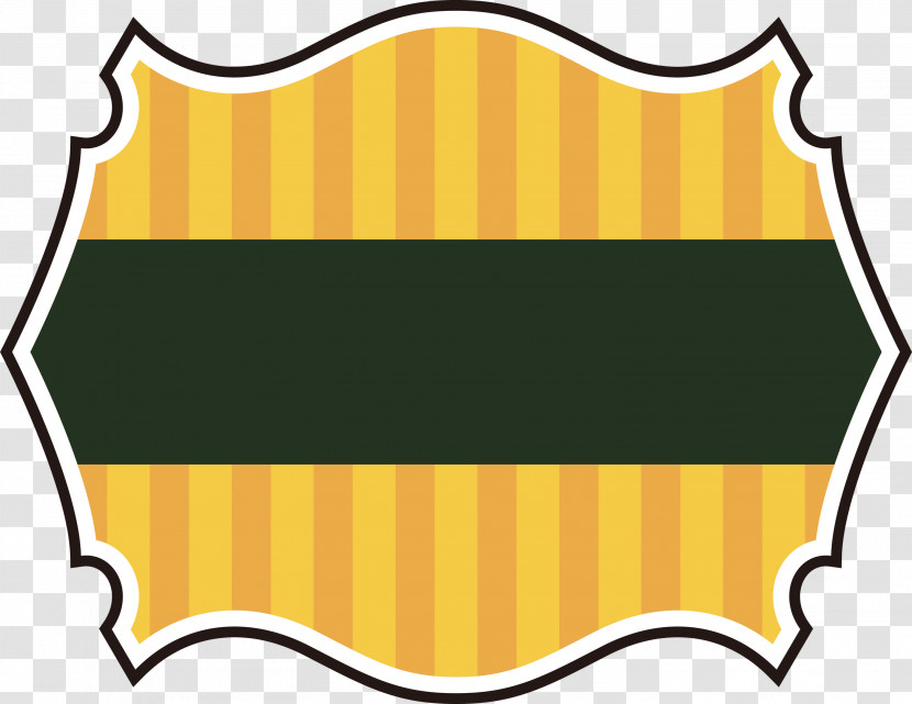 Yellow Line Rectangle Pattern Transparent PNG