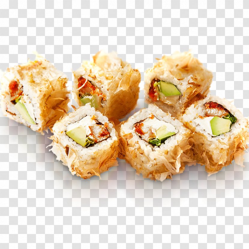 Makizushi Sushi California Roll Japanese Cuisine Tobiko - Asian Food - Rusk Transparent PNG