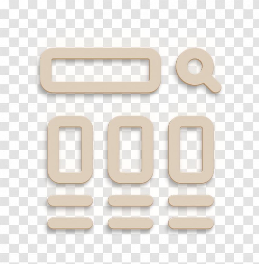 Wireframe Icon Ui Icon Transparent PNG