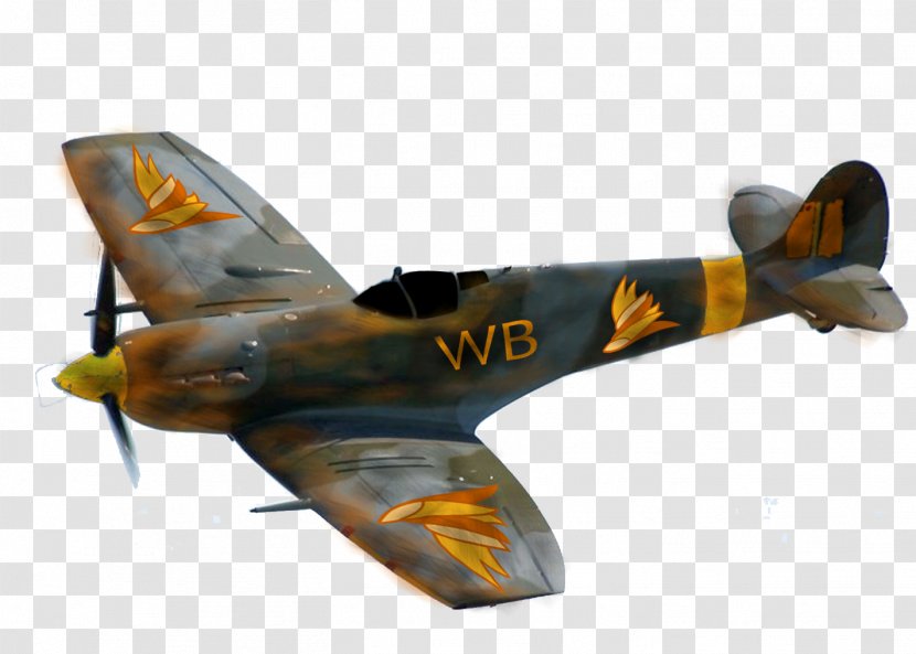 Supermarine Spitfire Airplane Seafire Aircraft Second World War - Messerschmitt Bf 109 - Flying The Plane Transparent PNG