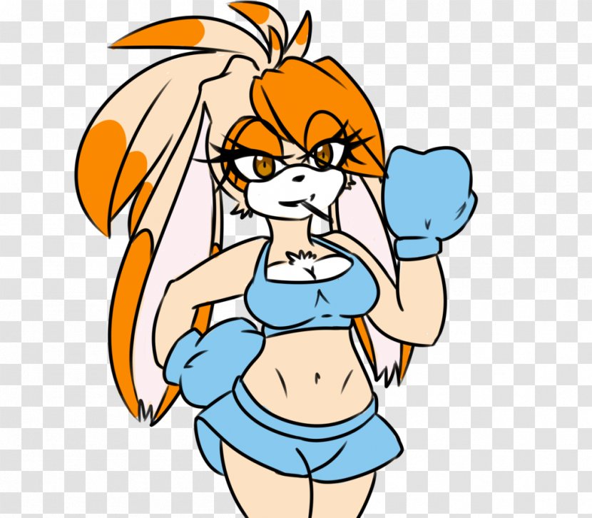 Cream The Rabbit Women's Boxing Test - Frame Transparent PNG