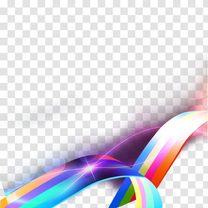Light Graphic Design Download - Purple - Ribbon Material Transparent PNG