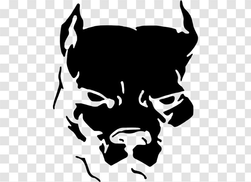 American Pit Bull Terrier Bully Dog Breed - Snout - Bulldog Logo Transparent PNG