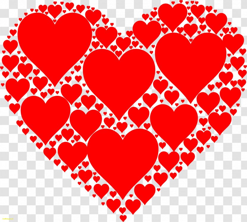 Love Hearts Romance - Frame - Coeur Transparent PNG
